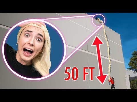 Wearing A 50 FT Wig For The Day! Video