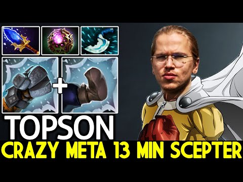 TOPSON [Tusk] Crazy Meta Mid 13 Min Scepter Annoying Walrus Kick Dota 2