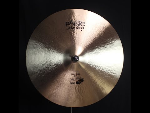 Immagine Paiste 24" Masters "Signature Groove" Deep Ride - 3952g (video demo) - 2