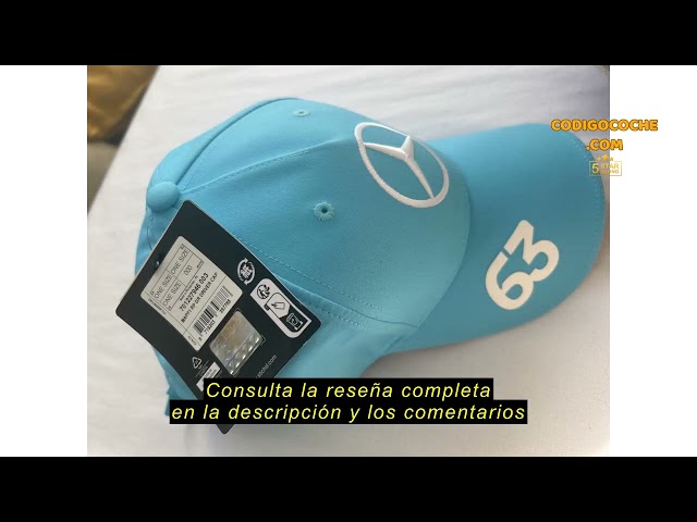 Vídeo relacionado con Mercedes AMG Petronas Gorra F1 2024 Lewis Hamilton - Blanco - Talla única