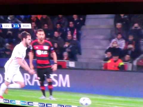 Pjanics freekick vs.Leverkusen