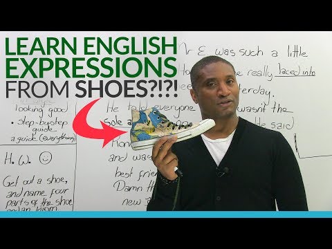 Learn common English expressions... that come from shoes?!