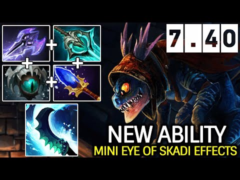 Slark Patch 7.40 – New Ability = Mini Eye of Skadi Effects Dota 2