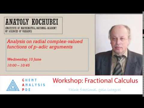 8. Prof. Anatoly Kochubei (Institute of Mathematics, Ukraine)
