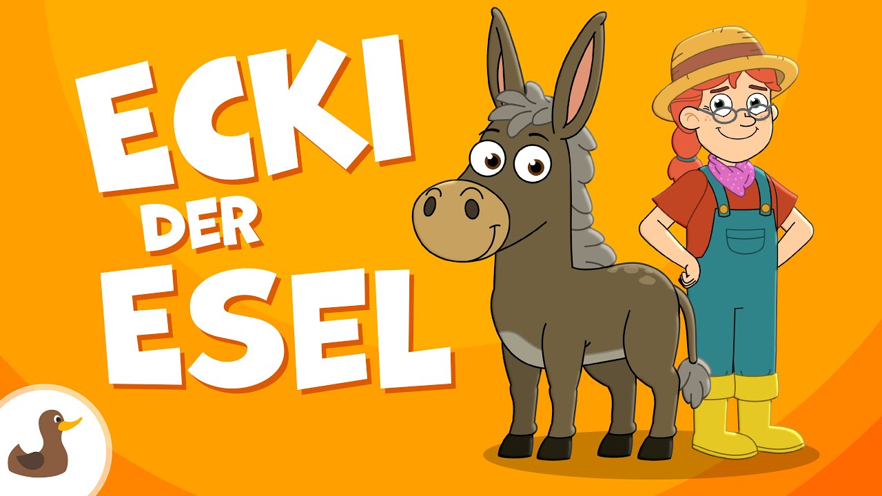 Ecki, der Esel | Lustige Tierlieder | Lila Luftikus | Sing Kinderlieder