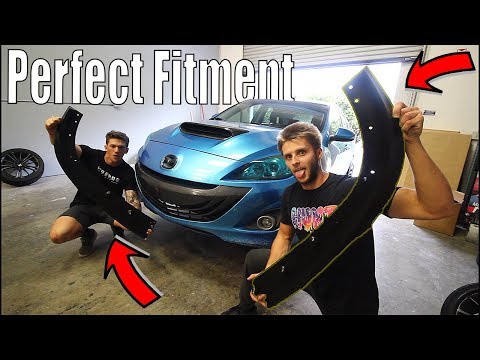 Installing a Corksport Front Lip on the Mazdaspeed 3