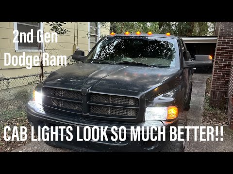Installing Cab Lights On My 00’ Dodge Ram 2500 Cummins Turbo Diesel