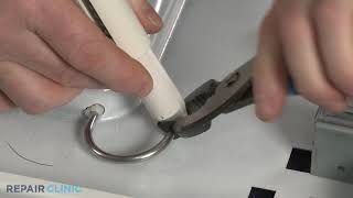 Whirlpool Electric Washer/Dryer Combo Lid Hinge Spring Replacement WP3350152