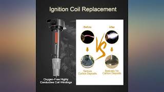BDFHYK Ignition Coil Pack Set of 6 Compatible with Ford F150 Edge Explorer Flex review