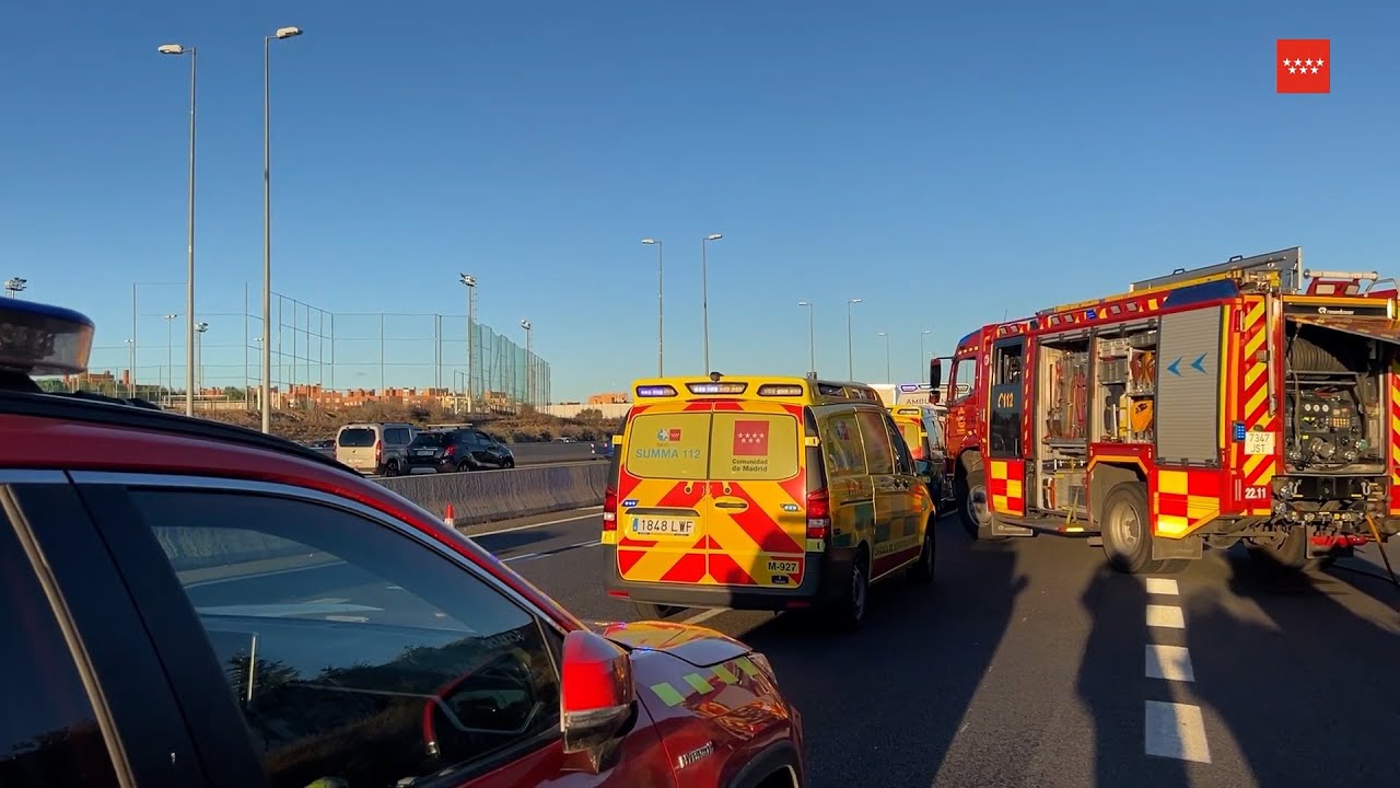 Tres heridos tras un accidente de tráfico en Alcalá de Henares