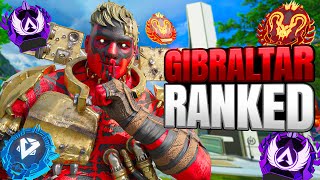 High Level Ranked Gibraltar Gameplay - Apex Legends (No Commentary)