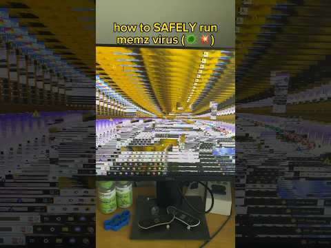 Run Memz Trojan SAFELY! 🦠💻 #shorts #tips #windows