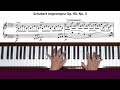 Schubert Impromptu Op. 90, No. 3 in G-flat major Piano Tutorial Part 1