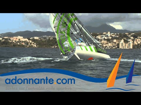 Figaro 2 - Transat Bretagne-Martinique - Arrivée de Gildas Morvan