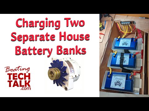 Charging Two Separate House Battery Banks (possibly Lithium) and One Starter with One Alternator