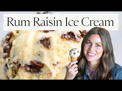 Classic Rum Raisin Ice Cream Recipe