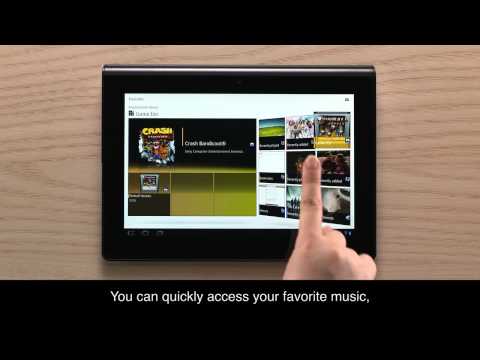 Sony Tablet - Initial setup