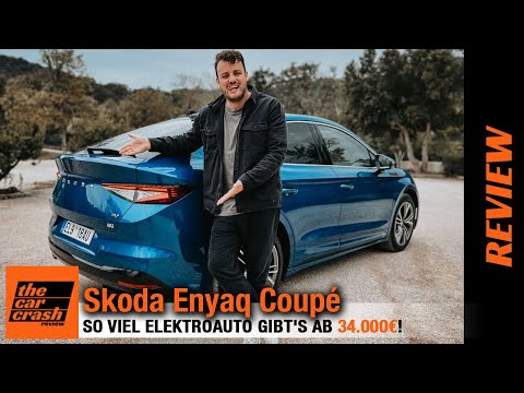 Skoda Enyaq Coupé im Fahrbericht (2022) So viel Elektroauto gibt's ab 34.000€! Review | Test | Preis