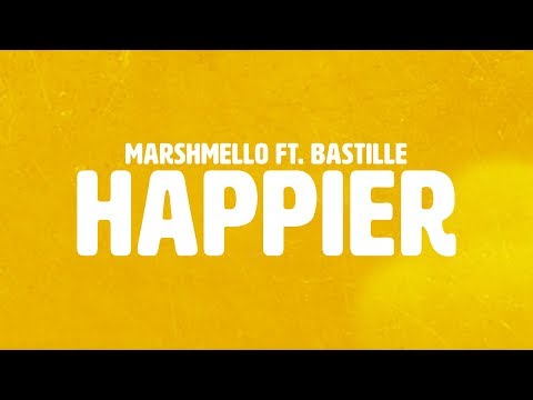 Marshmello ft. Bastille - Happier (Official Lyric Video) Video