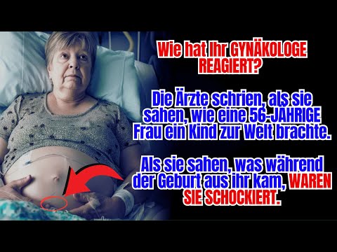 🔇Die Ärzte Waren Schockiert, Als Sie Sahen, Wen Diese 56-Jährige Frau Zur Welt Gebracht Hat🔇#stoizm