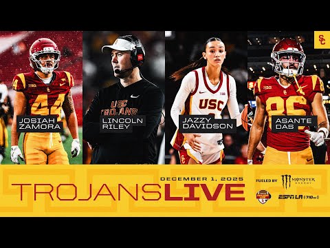 Trojans Live: USC's Lincoln Riley, Asante Das, Josiah Zamora, and Jazzy Davidson | Dec 1, 2025