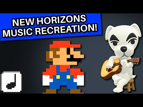 An Amazing Recreation of Animal Crossing New Horizons' Theme in Super Mario Maker 2