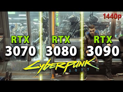 Cyberpunk 2077:  RTX 3070 vs RTX 3080 vs RTX 3090 // 1440p