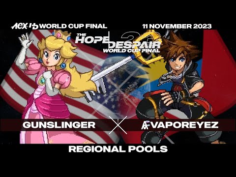 Gunslinger (Peach) vs VaporeyeZ (Sora) - Pools - 2023 H/D WORLD CUP FINAL