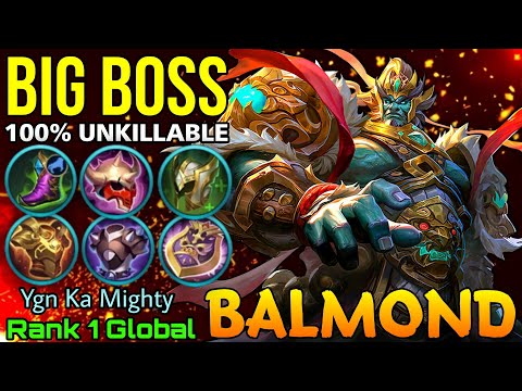 Unkillable Build Balmond The Real Big Boss! - Top 1 Global Balmond by Ygn Ka Mighty - MLBB