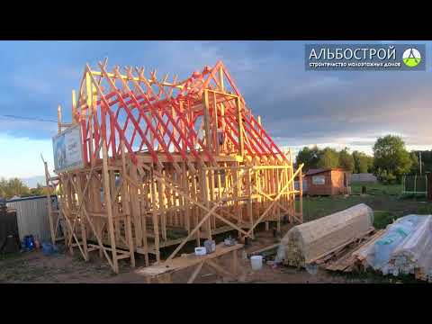 Строительство каркасного дома размером 6х9 метров