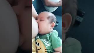 MOM BREASTFEEDING SON ?#breastfeeding