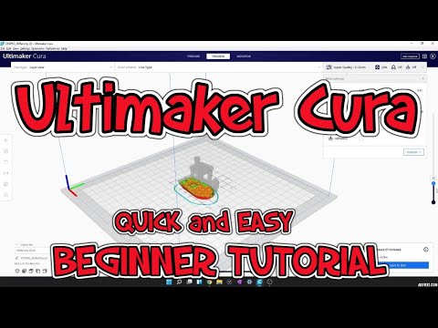 Ultimaker Cura QUICK and EASY Beginner Tutorial