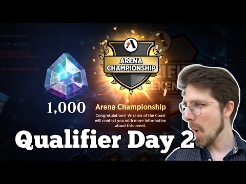 Qualifying for Arena Champhionship 11 - Day 2 | Qualifier Weekend | TLA Sealed | MTG Arena
