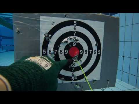 Diferent Speargun testing in the pool Plenilec Spearfishing Team 23.3.2023