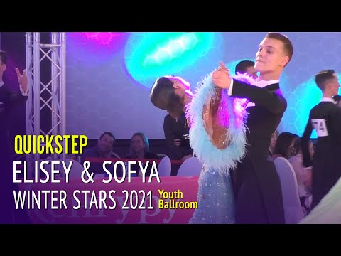 Quickstep = Winter Stars 2021 Youth Ballroom = Elisey Shevchenko & Sofya Pak