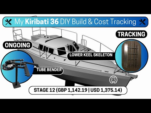 Tube Bender Setup + Lower Keel Skeleton Cost Breakdown | DIY Aluminum Sailboat Build Ep. [8]