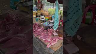 일광욕을 즐기는 베트남 돼지고기 #호치민 재래시장