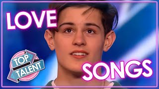 POWERFUL LOVE SONGS! Emotional Moments & MORE On Britain's Got Talent & American Idol | Top Talents
