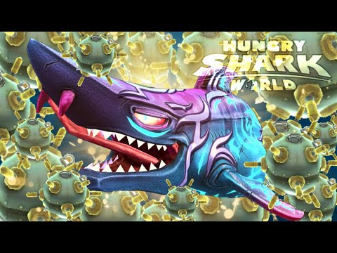 Most mines destroyed live contest | Hungry shark world