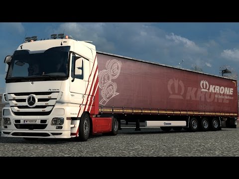 ETS 2 1.25 ProMods 2.11 Mercedes Benz Actros MP3 Szeged - Budapest