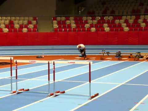 Petr Svoboda Spala leden 2015 - náběh na 3. překážky