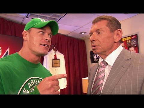 John Cena recommends Mr. McMahon fire John Laurinaitis: Raw, June 11, 2012