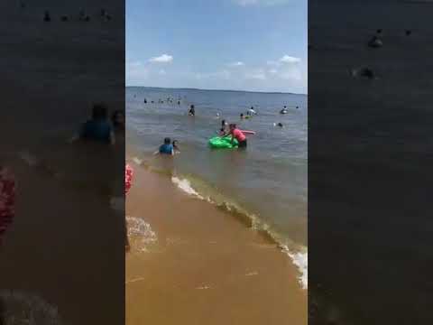 Adiel claros -Reportaje con EL CHIVO  en la playa sandy point,,maryland