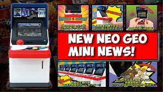 Neo Geo Mini News! New Pedestal & Neo Geo Bartop Information!