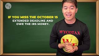 Tax No Tuesday Episode 30: Risk of Missing October 15 Deadline