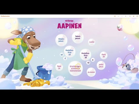 Ystävien aapisen digiopetusmateriaalit