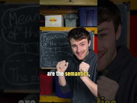 Syntax vs. Semantics