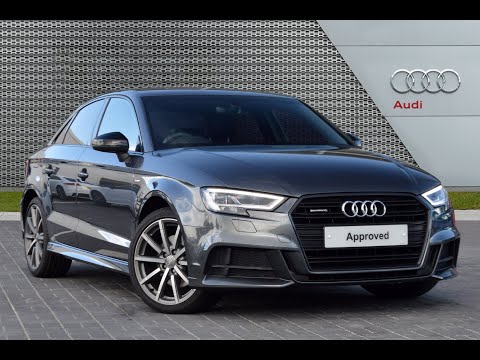 AUDI A3 TDI QUATTRO S LINE BLACK EDITION GREY 2017