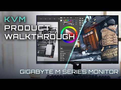 GIGABYTE M Series Monitor with KVM | Product Overview