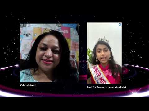 Druti | 1st Runner Up Junior Miss India | Taaza Talks Kids Edition | Podcast